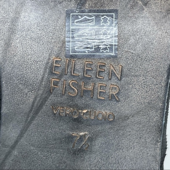 Eileen Fisher Murphy Black Ankle Booties SZ 7.5 - Picture 9 of 9